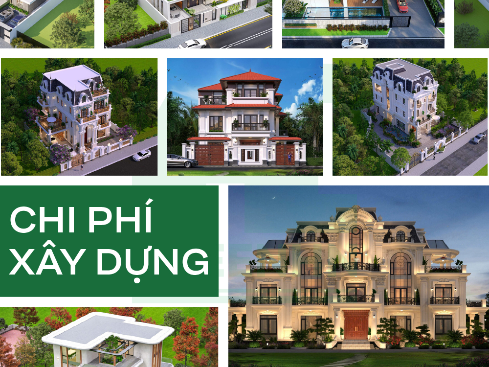 chi phí xây dựng những thiết kế biệt thự nhà vườn 500m2
