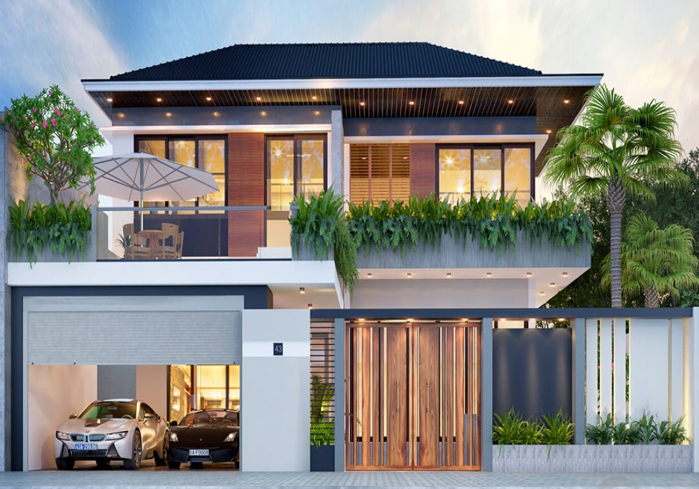 biệt thự nhà vườn 500m2 phong cách nhật bản 