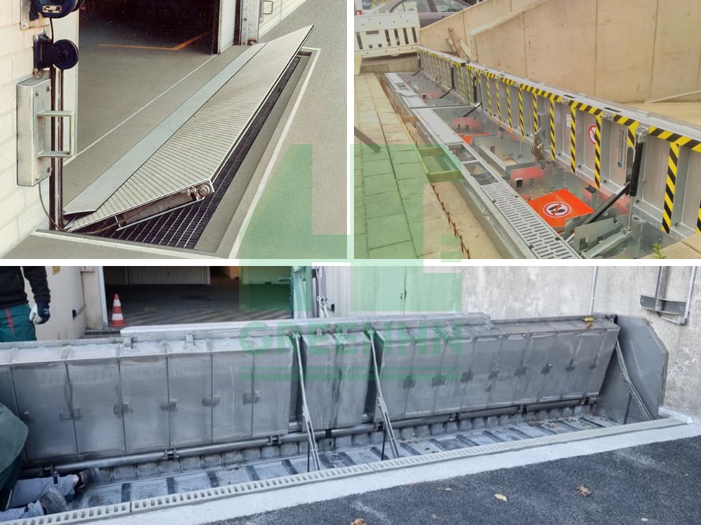Cửa chống ngập tầng hầm tự động