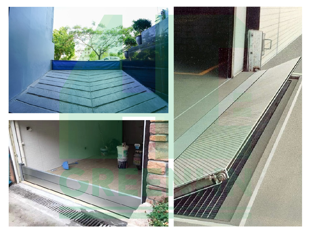 Lắp đặt cửa chống ngập tầng hầm