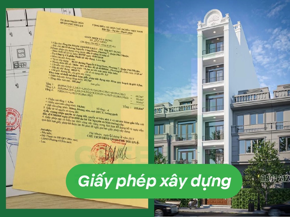 Giấy phép xây dựng là điều kiện tiên quyết để bạn có thể bắt đầu xây nhà 7 tầng