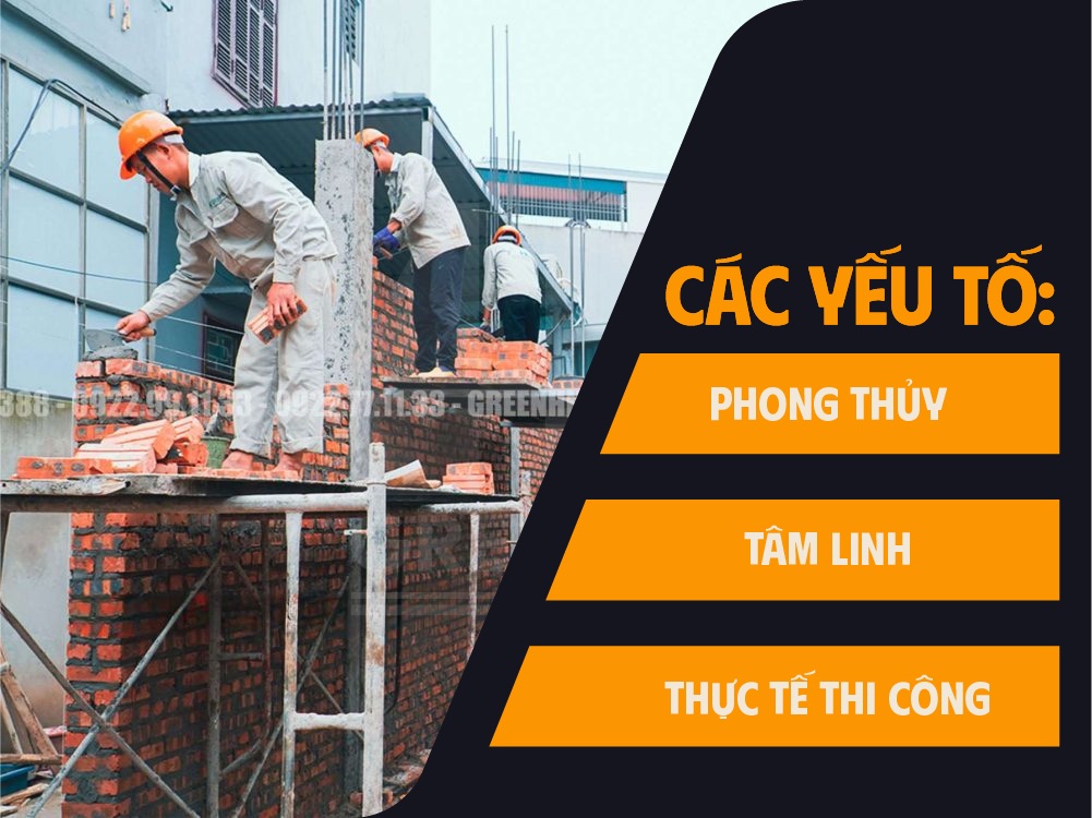 Các yếu tố ảnh hưởng tới quá trình xây dựng nhà ở