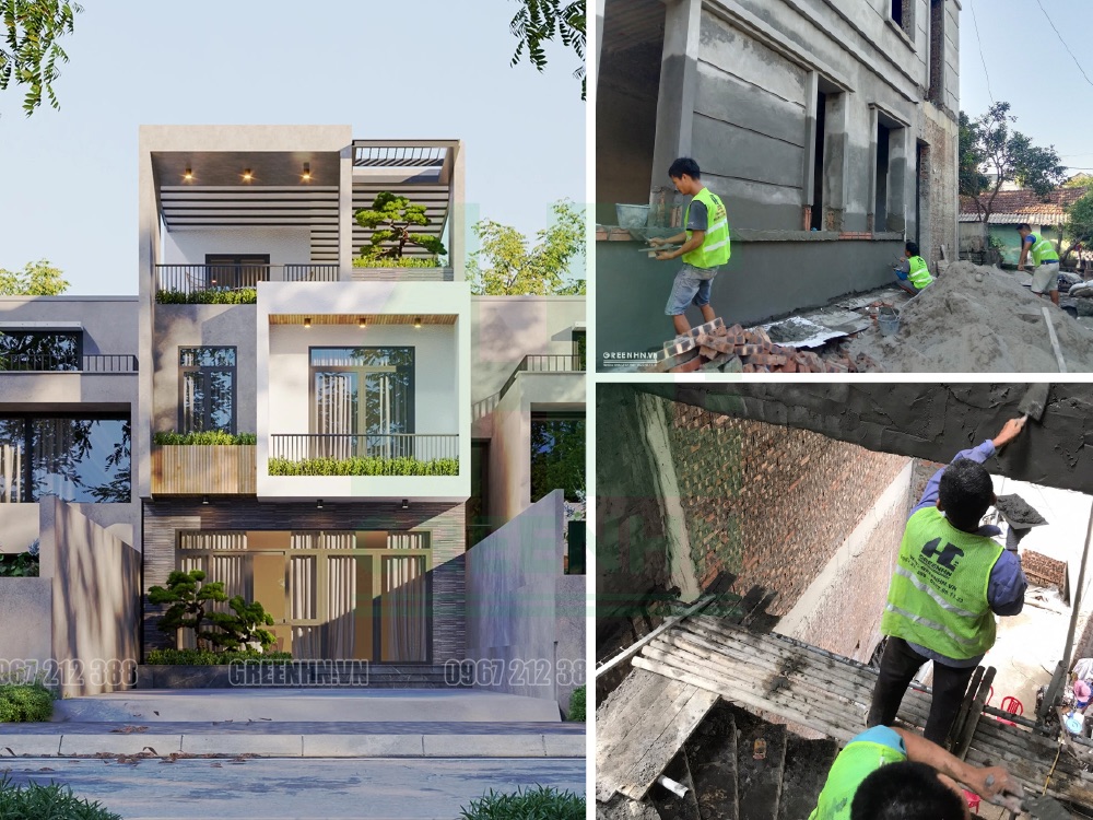 Xây nhà 3 tầng 300m2 mất bao lâu?