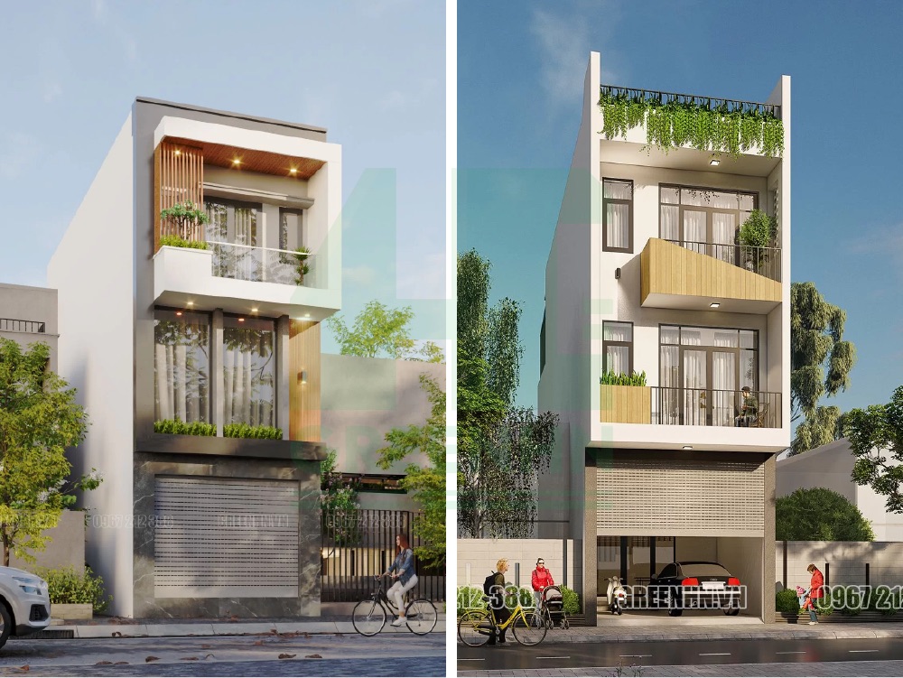 GreenHN - Đơn vị thi công nhà 3 tầng 300m2 uy tín