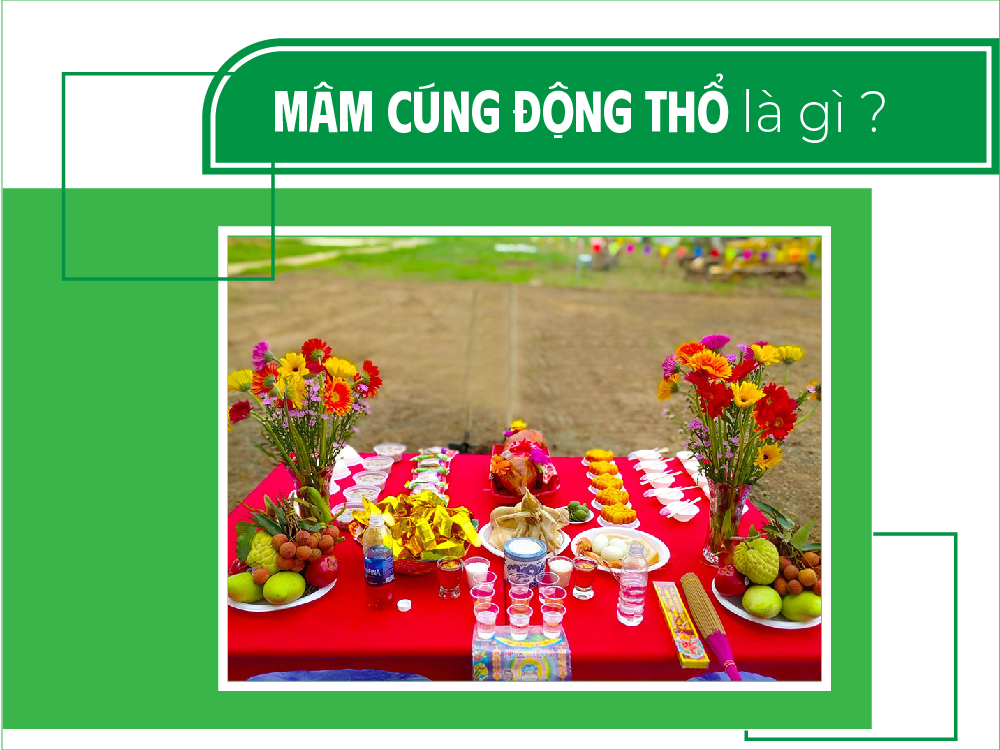 Mâm cúng động thổ là gì