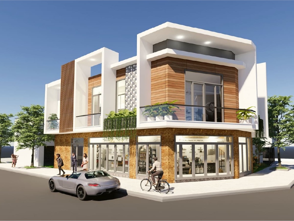 Nhà 2 mặt tiền kinh doanh tại nông thôn