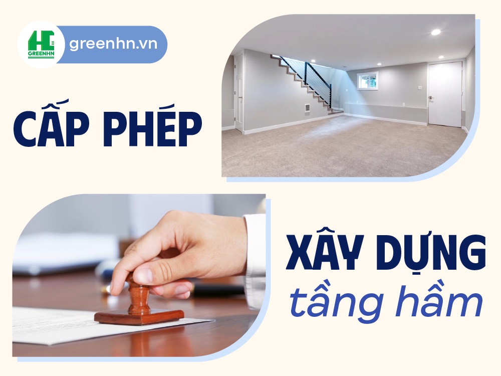 Quy định về tầng hầm, cấp phép xây dựng tầng hầm
