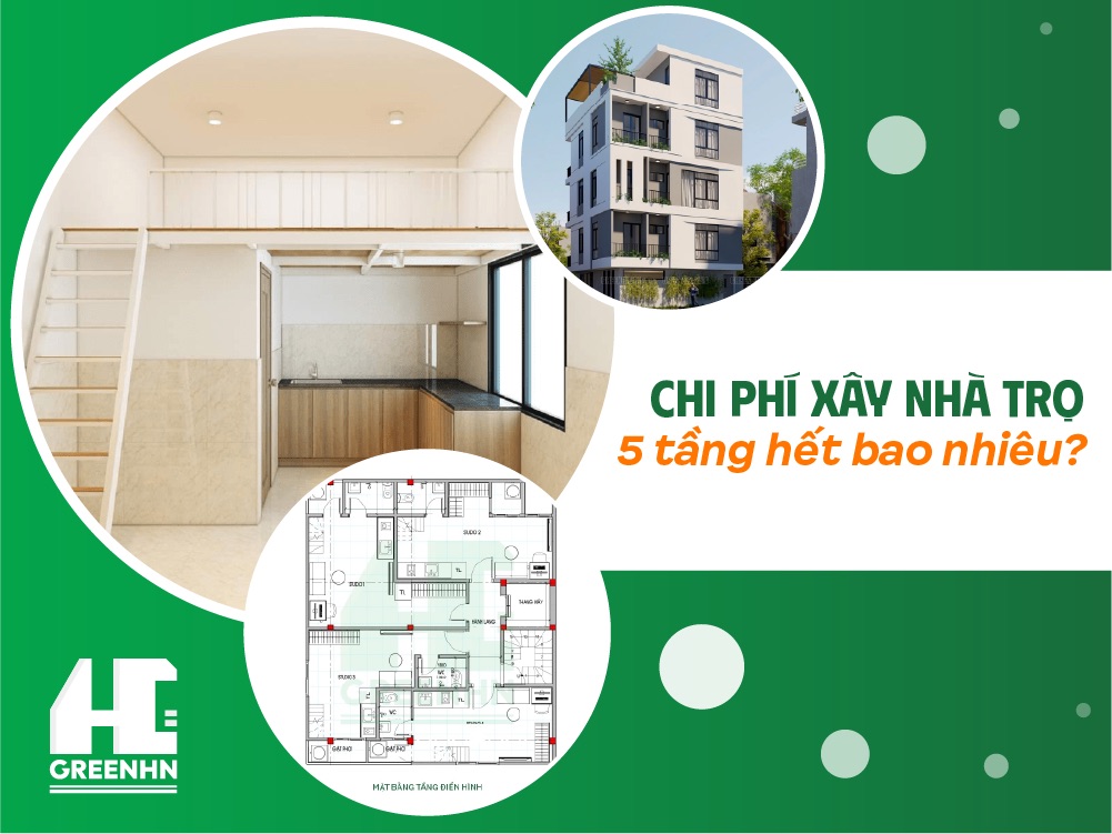 Chi phí xây nhà trọ 5 tầng hết bao nhiêu?