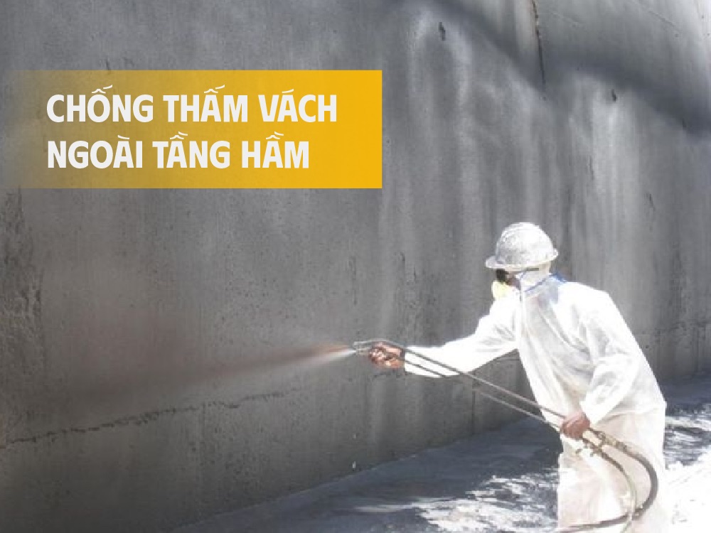 Chống thấm vách ngoài tầng hầm