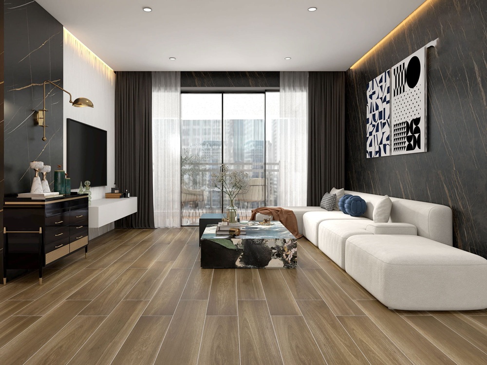 Gạch giả gỗ là một trong các loại vật liệu xây dựng thông minh được sử dụng nhiều nhất hiện nay
