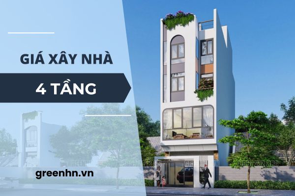 Giá xây nhà 4 tầng bao nhiêu? Đọc ngay để không bị "hớ" khi xây dựng! 