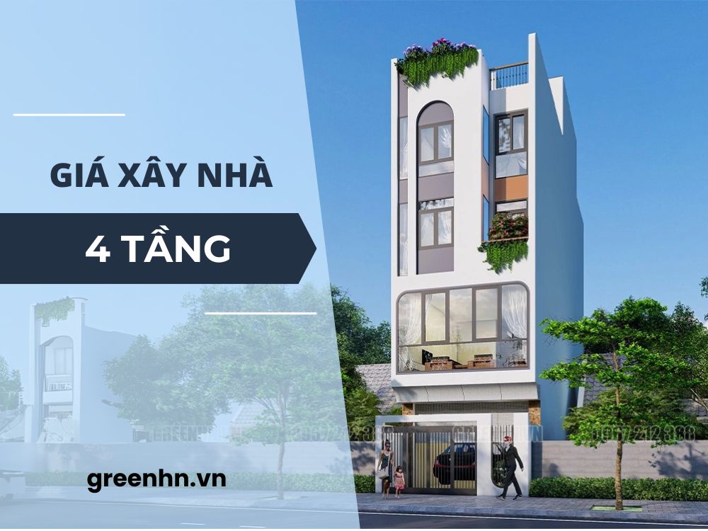 Giá xây nhà 4 tầng hết bao nhiêu?