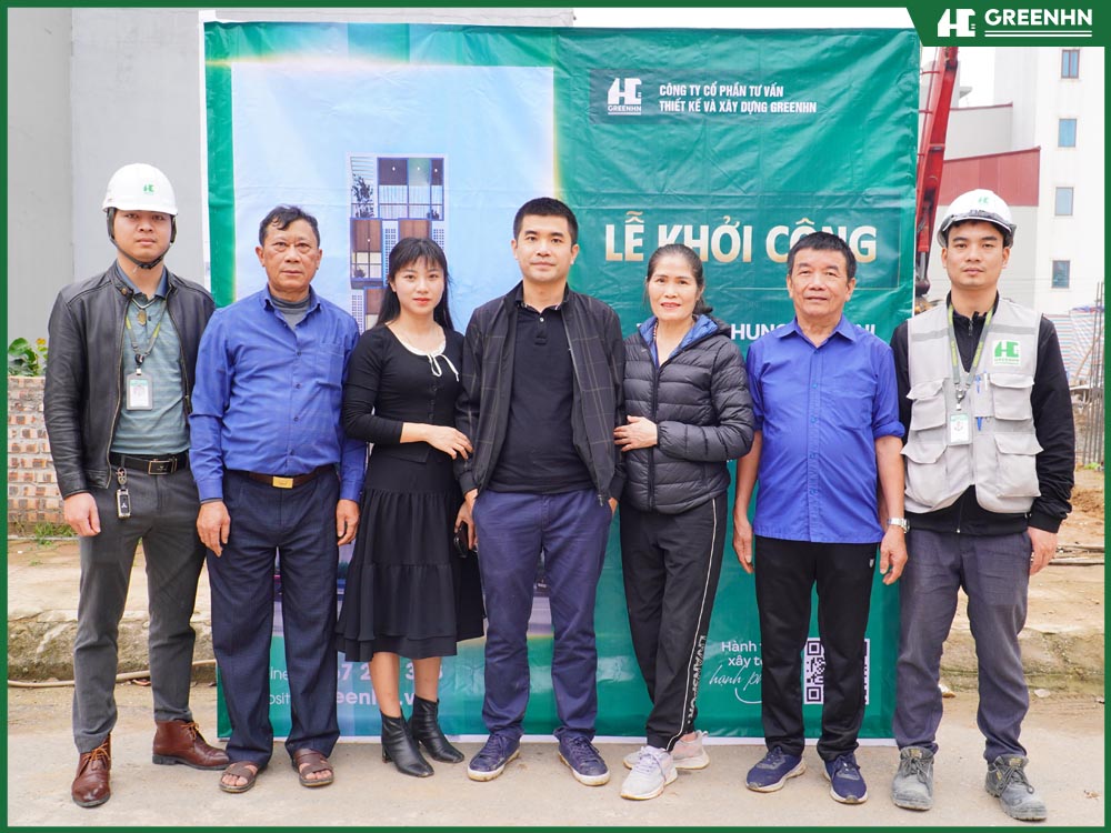 GreenHN đồng hành cùng khách hàng trong quá trình động thổ khở công công trình