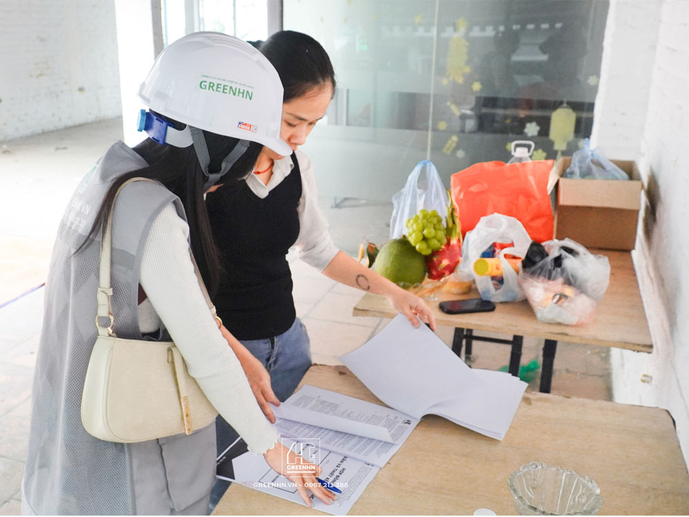 Hình ảnh trước lễ động thổ sửa nhà