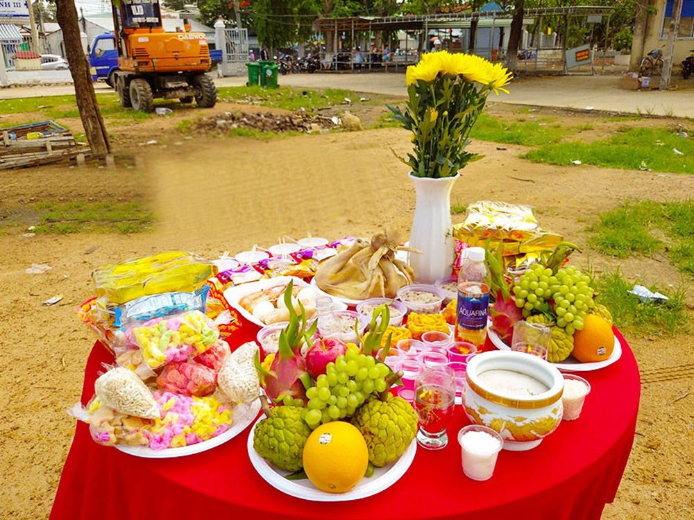 Hoa cúng động thổ mang lại may mắn