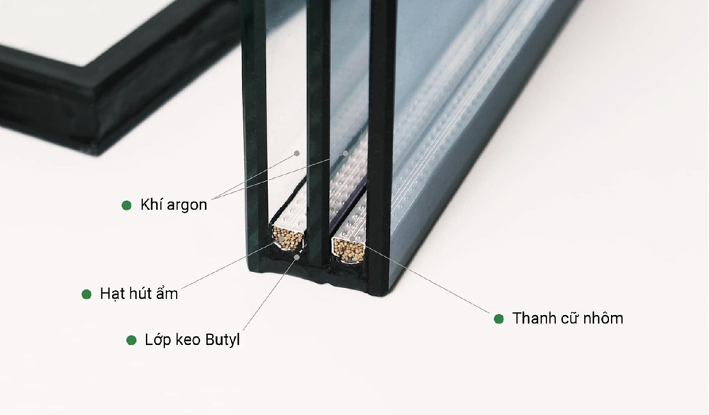Cấu tạo kính hộp - vật liệu kính trong xây dựng phổ biến
