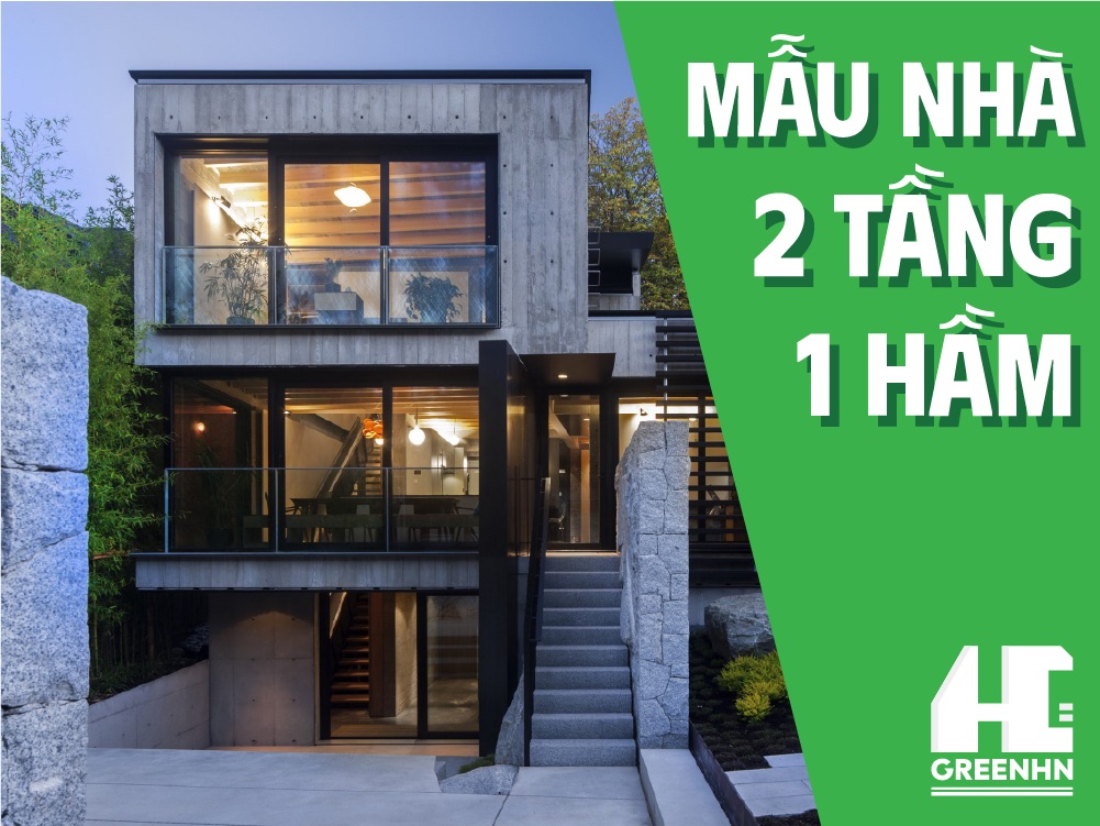 Lợi ích của mẫu nhà 2 tầng 1 hầm