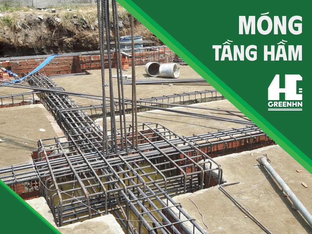 Móng tầng hầm giúp phân bổ đều trọng lượng của công trình lên nền đất, từ đó giảm thiểu nguy cơ lún sụt