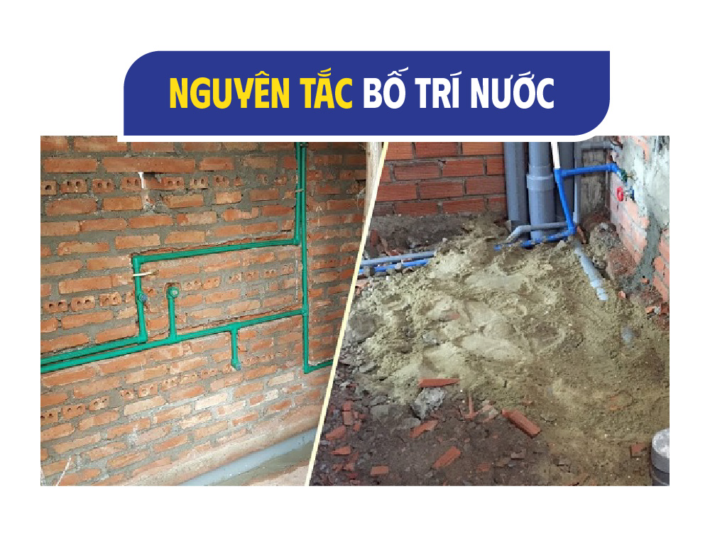 Nguyên tắc bố trí đường nước hoàn hảo