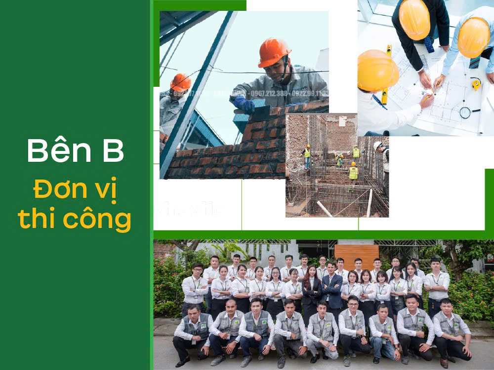 Quyền và nghĩa vụ hợp đồng xây dựng của bên B