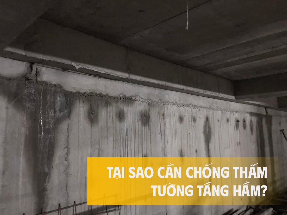 Hậu quả khi không chống thấm tường tầng hầm