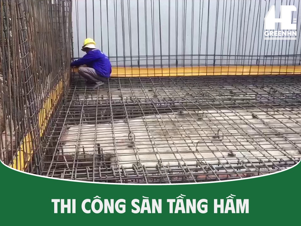Thi công sàn tầng hầm bao nhiêu tiền 1m2