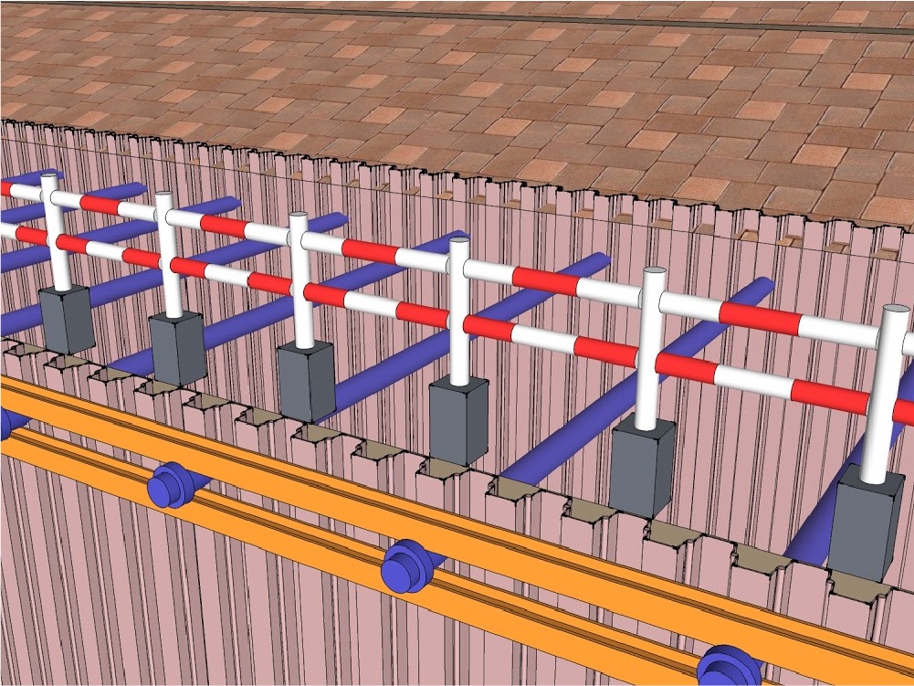 Tường cừ cọc xi măng đất