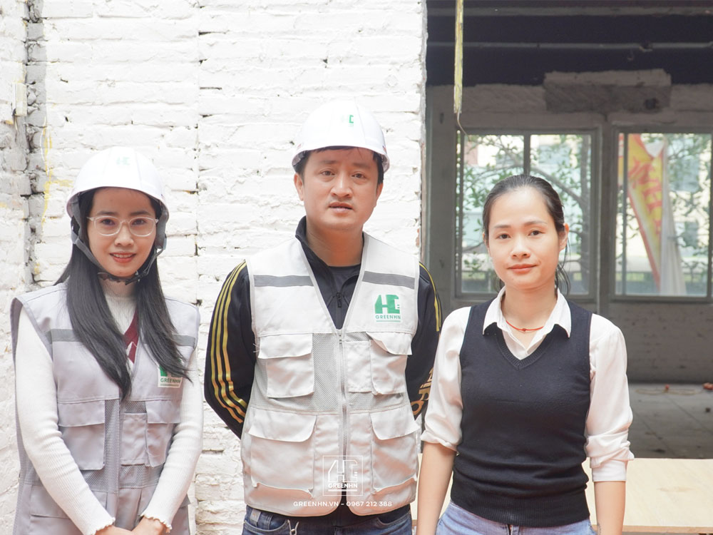 Lễ động thổ sửa nhà của công ty GreenHN