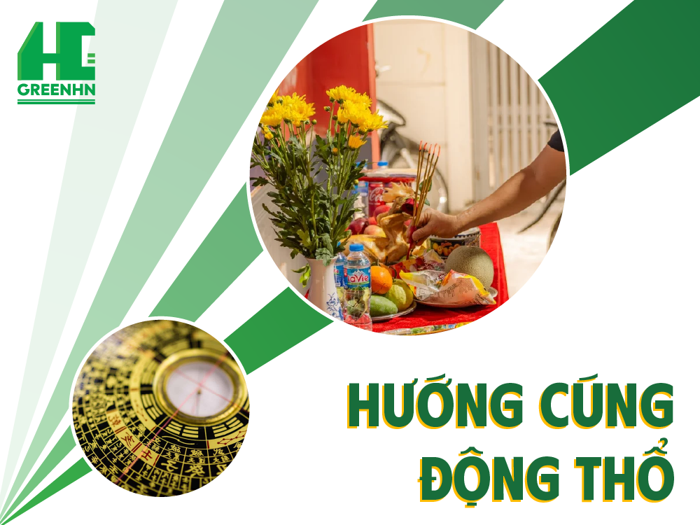 Hướng cúng động thổ kết hợp mâm cúng mang may mắn