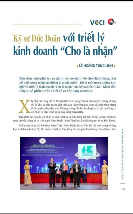 Kỹ sư Đức Doãn với triết lý kinh doanh 